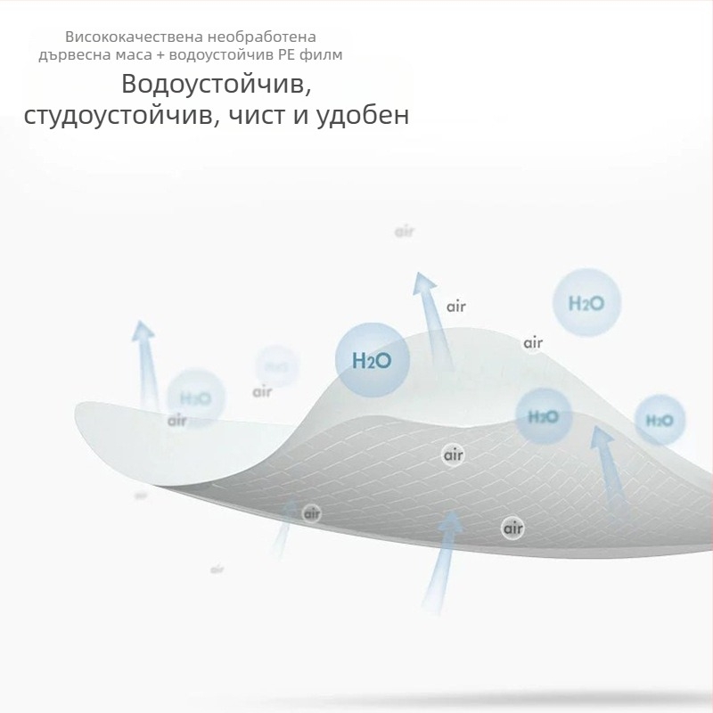 Еднократна PE подложка за тоалетна за майчинство, пълно покритие, размер 40×60 см, за пътувания и хотели