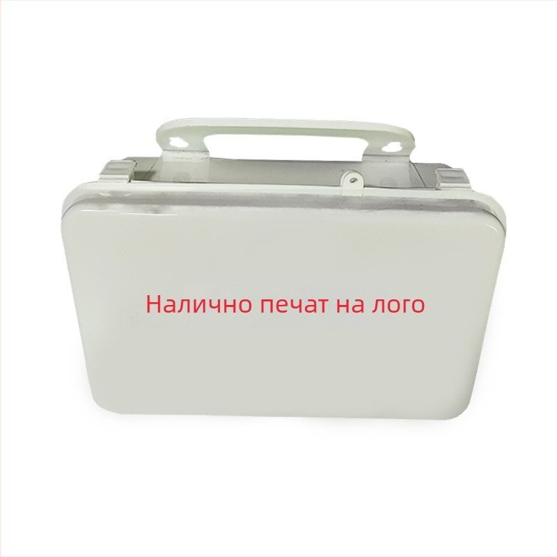 Лека стенна кутия за първа помощ от PP пластмаса, компактна, с капак, за домашна и офисна употреба