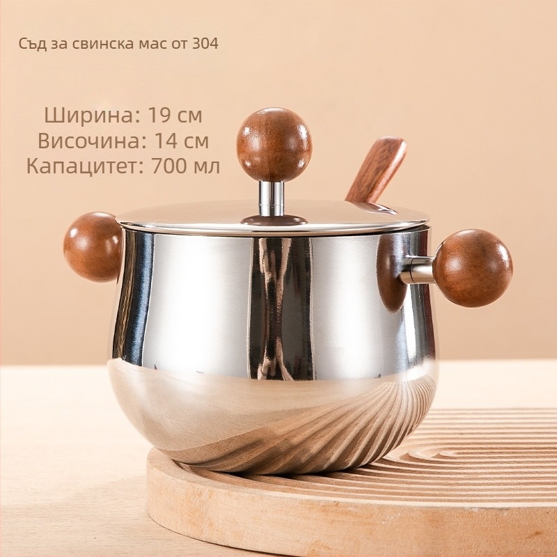 304 неръждаема стомана – буркан за чили масло с капак и филтър, кухненска подправка