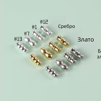 S925 стерлингово сребро – винтово закопчаване, свързващи аксесоари за DIY бижута, гривни и колиета с перлени мъниста