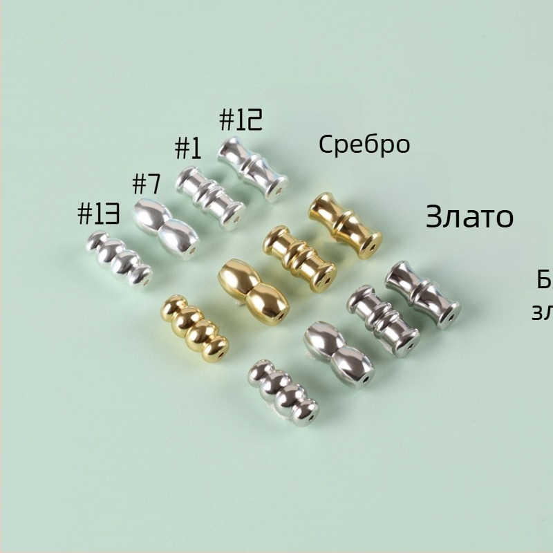 S925 стерлингово сребро – винтово закопчаване, свързващи аксесоари за DIY бижута, гривни и колиета с перлени мъниста