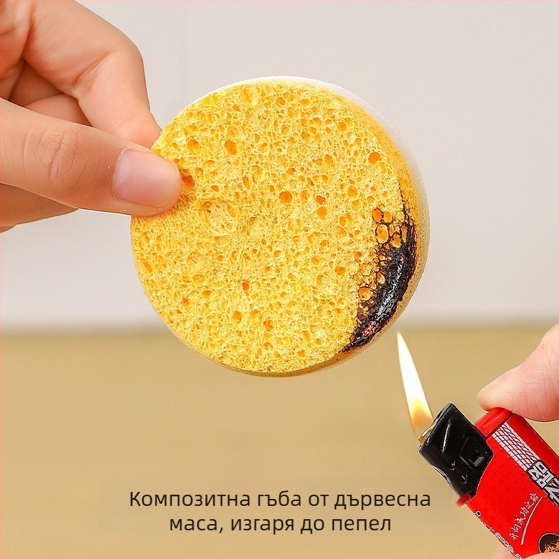 Четка за тенджери и съдове с дълга дръжка и гъба