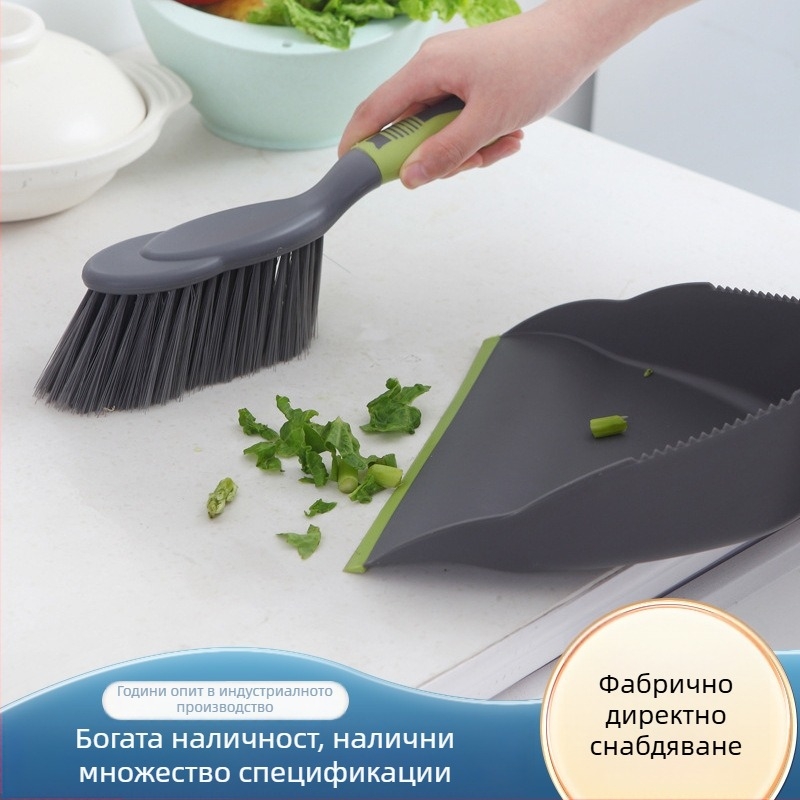 Комплект лопатка за прах и метла за дома — настолна мини метла за почистване