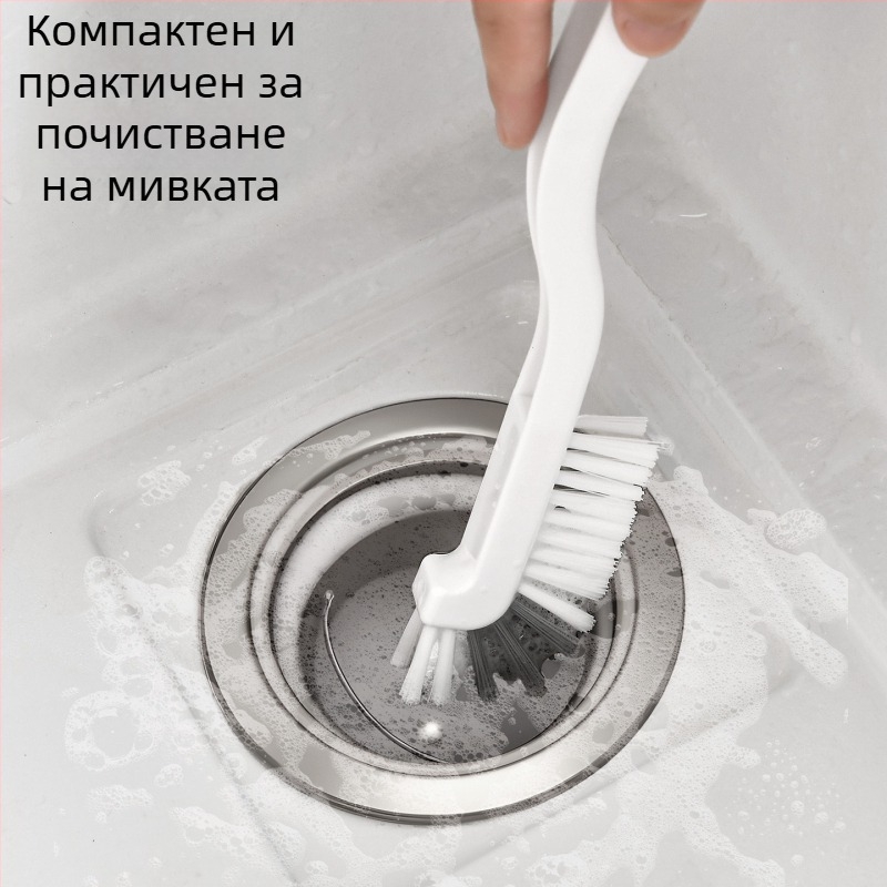 Японски стил Четка за бутилки с дълга дръжка и твърди четина – за почистване на чаши, бебешки уреди и машини за соево мляко