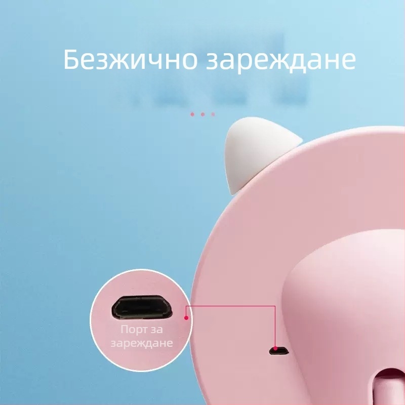 LED осветено бюро огледало за грим с USB зареждане за общежитие