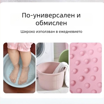 Вана за крака с масаж, дълбок и повдигнат дизайн за възрастни