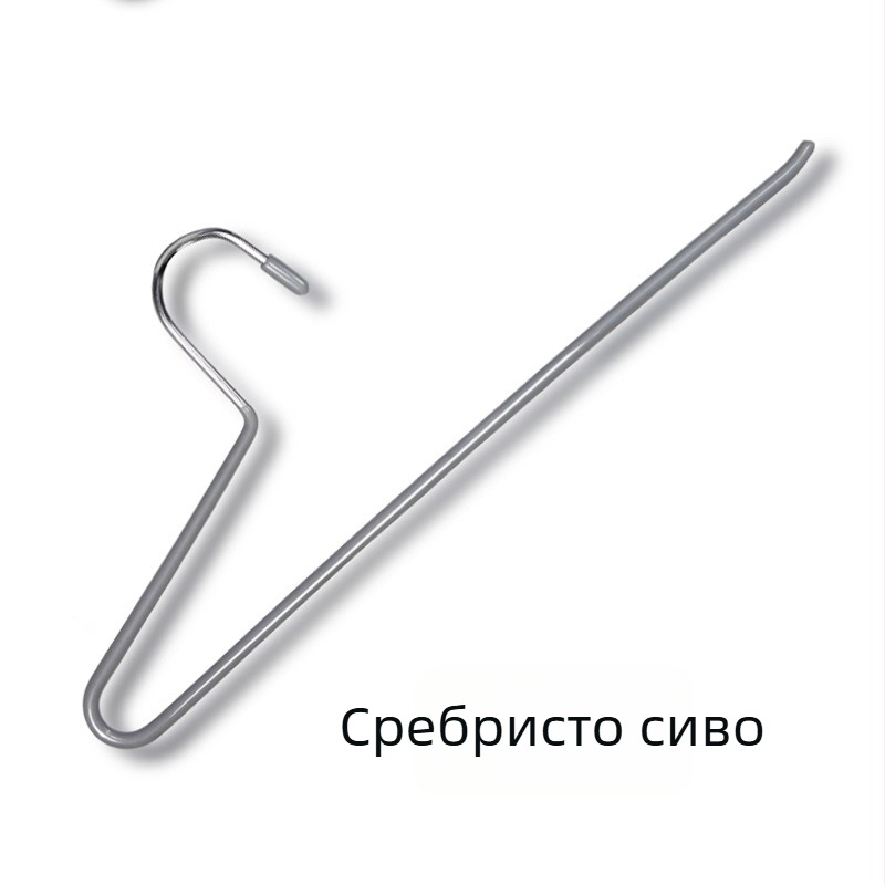 Закачалка за панталони с форма на гъска, дип-формована пластмасова закачалка, нехлъзгаща се за съхранение с клипчета за панталони