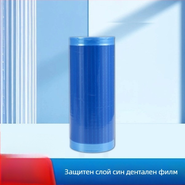 Еднократна синя бариерна филмова лента за тоалетна, преносима хигиенна подложка за пътуване и хотел