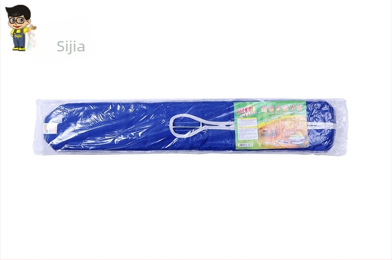 Sijia 90 cm плосък моп с памучни нишки и дръжка от неръждаема стомана за хотели, ресторанти и лобита