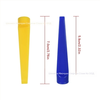 20 бр. преносими плоски голф-държачи за топки, 70 мм пластмасов държач, стабилен дизайн