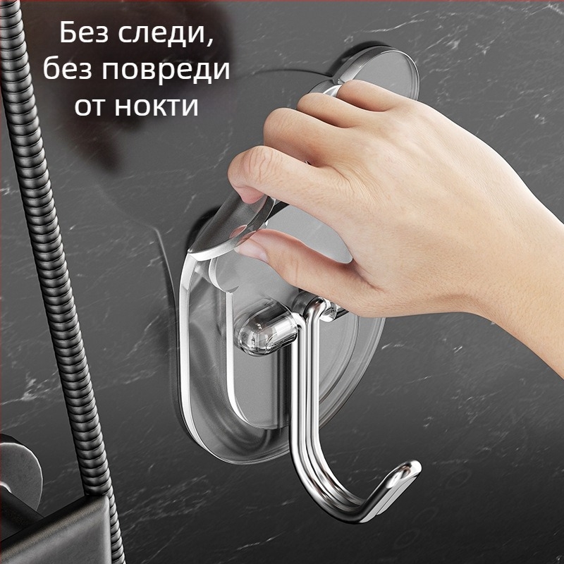 Закачалка с лепило в стил мечка за кухня и дома, без пробиване, стенен монтаж