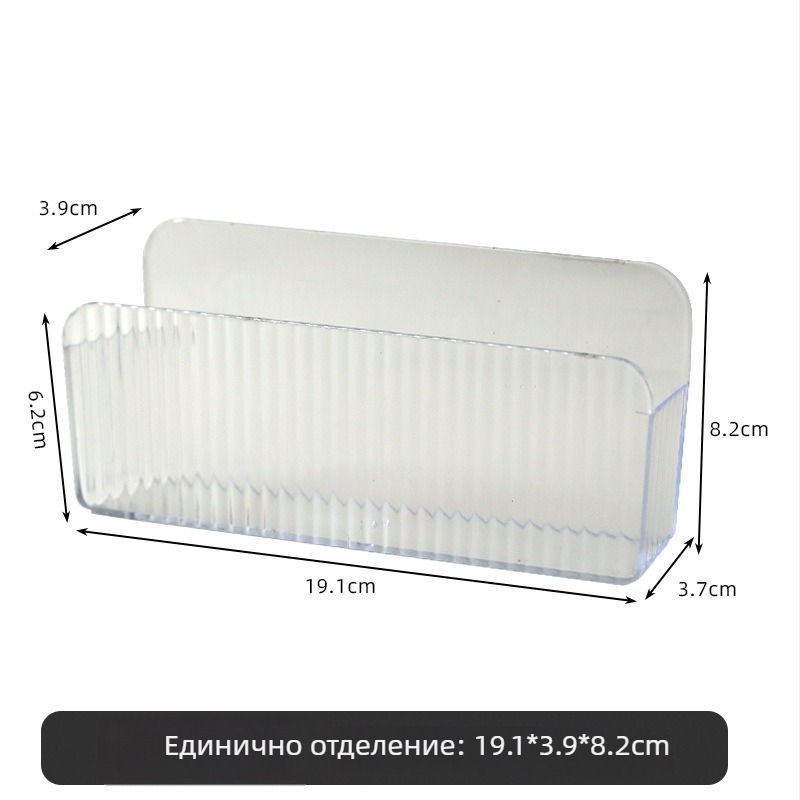 Прозрачен стенен шкаф за лекарства с 6 отделения за домашна аптечка