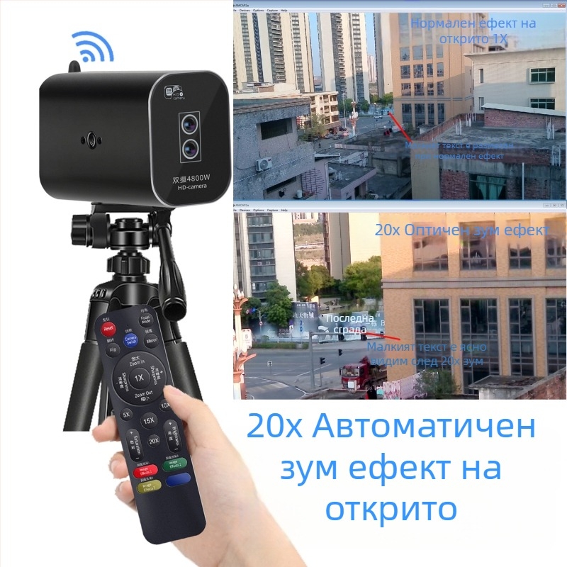 X9 HD специализирана камера за стрийминг, алуминиев корпус, 20x оптично увеличение, 60 Hz, за различни лайв сцени