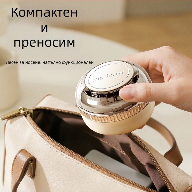 Кутия за таблетки с прецизен разделител, преносима стоманена кутия за лекарства с 3 отделения