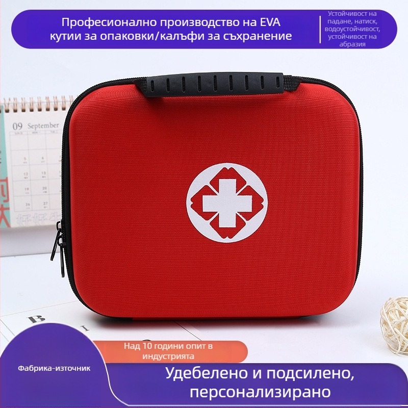 EVA медицинска чанта за първа помощ – преносим спешен медицински комплект за дома, на открито и в кола