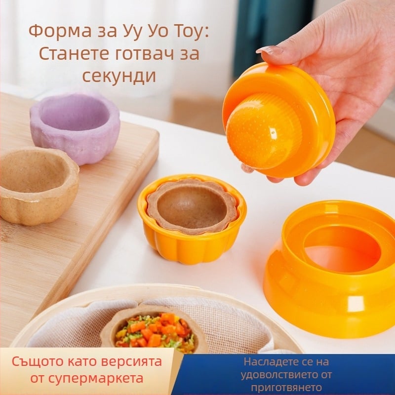 Творческа форма за оризови топки DIY: оформяне на суши оризови топки и чаши за ориз – инструмент за домашен обяд