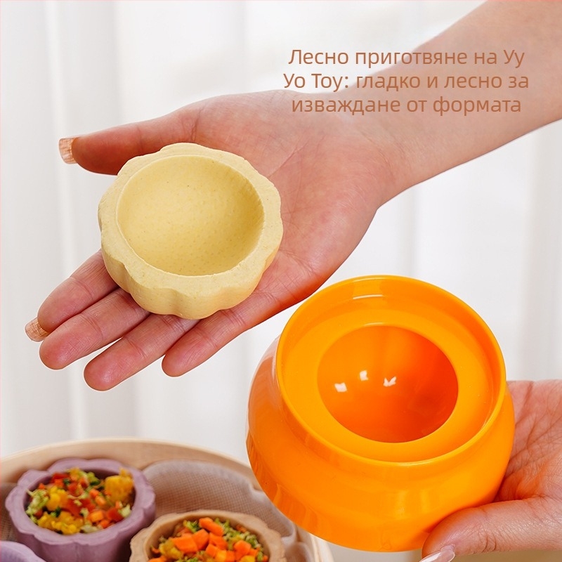 Творческа форма за оризови топки DIY: оформяне на суши оризови топки и чаши за ориз – инструмент за домашен обяд