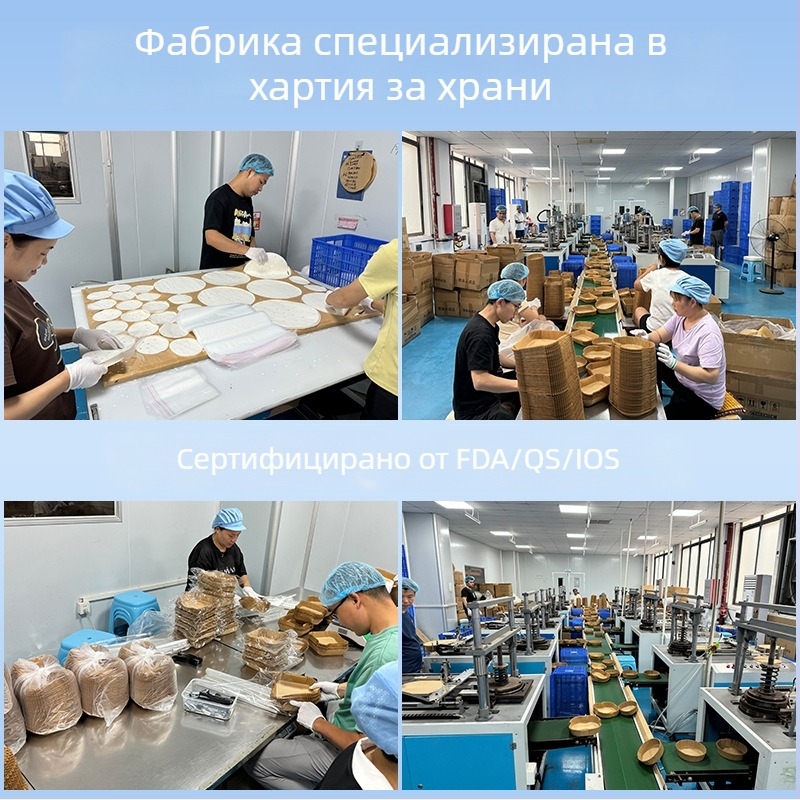 Хранителен клас дебела кръгла подложка за фритюрник с въздушно готвене, двустранно попивателна на мазнини за домашно печене