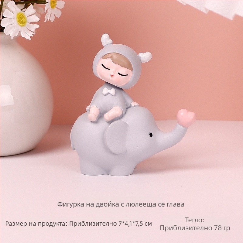 Карикатурно украшение за кола с клатеща глава и домашна декорация за хол, мил подарък за сватба
