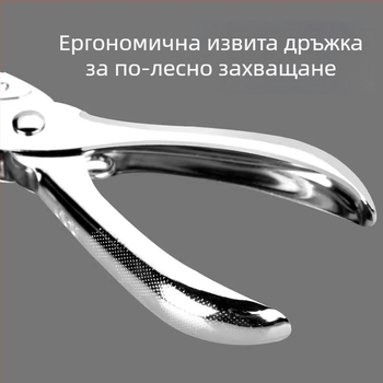 Deli 0114 Ръчна дупчеща машина за хартия и карти, едно кръгло дупче, подвързване на листове