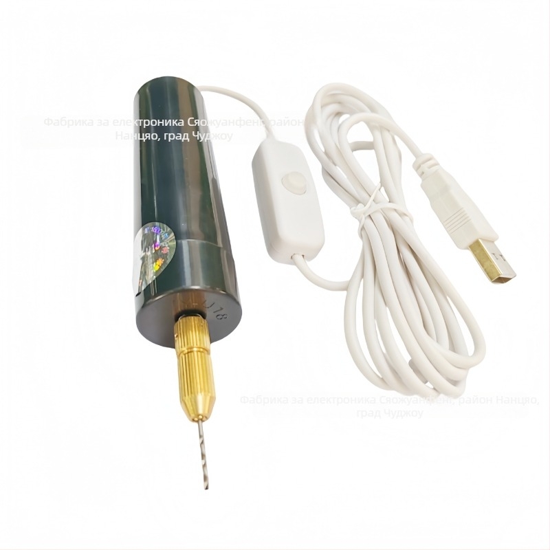 USB мини бормашина 5V за DIY електронни платки, акрилни плочи и Eye Pin бижута – ръчен инструмент за пробиване