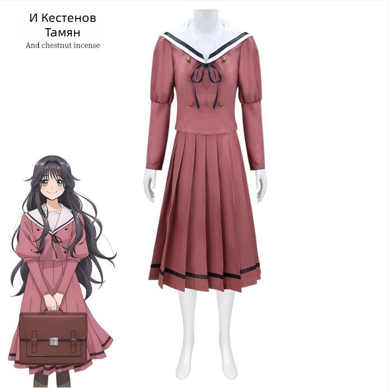 Cosplay костюм за ученичка с тема ароматни цветя