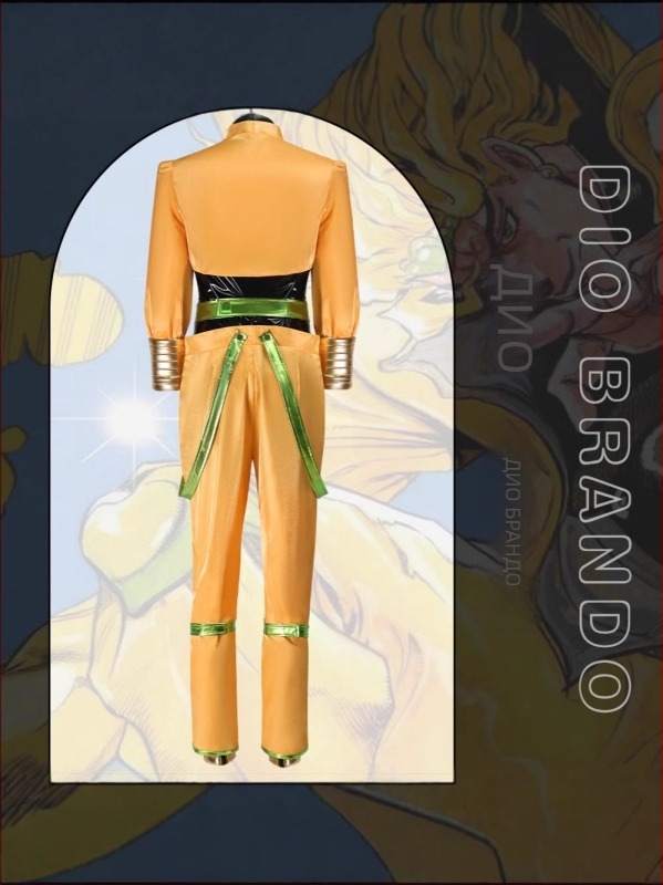 JoJo's Bizarre Adventure Брандо костюм Cosplay Dio Brando - пълен комплект за Хелоуин
