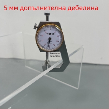 Прозрачен акрилен U-образен дисплей стелаж за колекционерски фигури и козметика, повдигнат дизайн и слоеви разделители