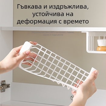 Настенен огледален шкаф за козметика — организатор за памучни тампончета, пух за пудра и червила