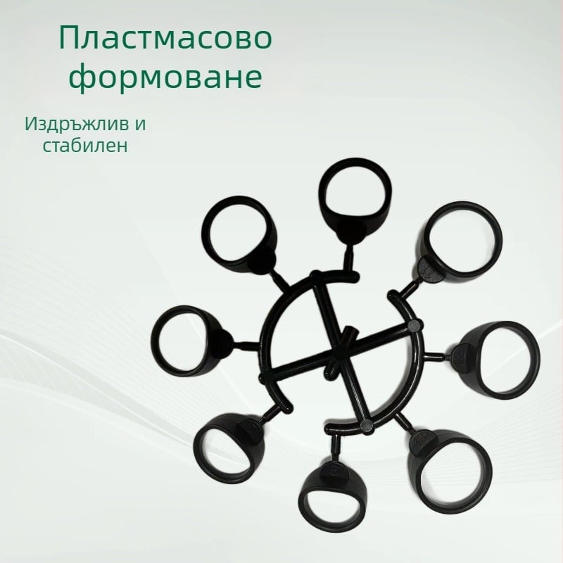 Инструмент за измерване на размера на пръстена по формата на пръста, размери 6–13, преносим аксесоар за пръстен
