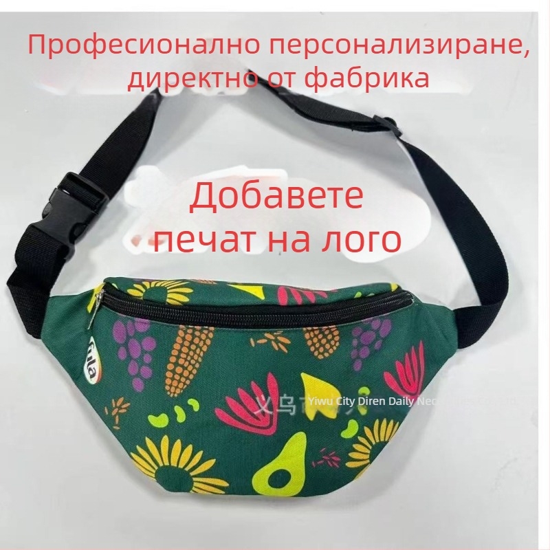 Унисекс поясна чанта от Oxford платно, прост дизайн, кръстосана чанта за телефон, голям капацитет