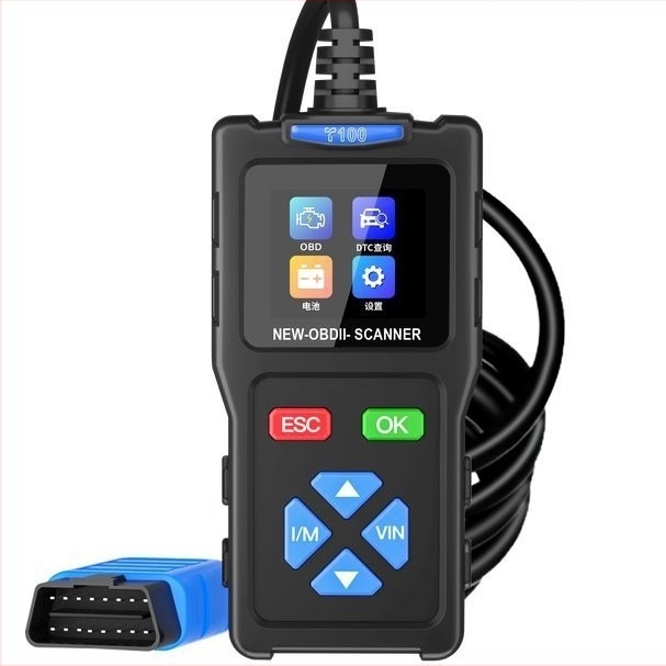 T100 автомобилен диагностичен инструмент OBD2 с ELM327 скенер