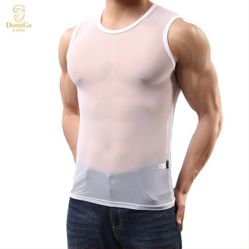 Мъжки мрежест спортен потник, дишащ и бързосъхнещ, Ice Silk Mesh