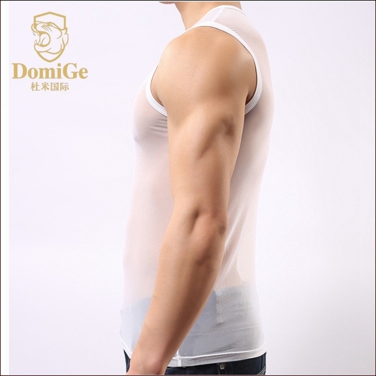 Мъжки мрежест спортен потник, дишащ и бързосъхнещ, Ice Silk Mesh