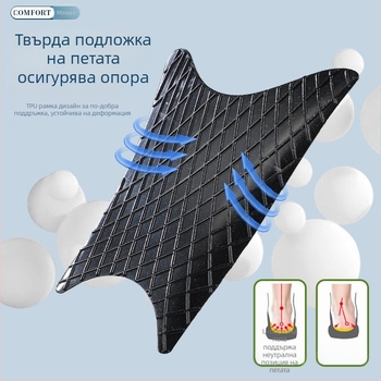 Ортопедични стелки за спорт и бягане с висока еластичност, ударопоглъщане, отвеждане на влагата, дезодориращи и дишащи, подкрепа за арката и корекция, пълна стелка