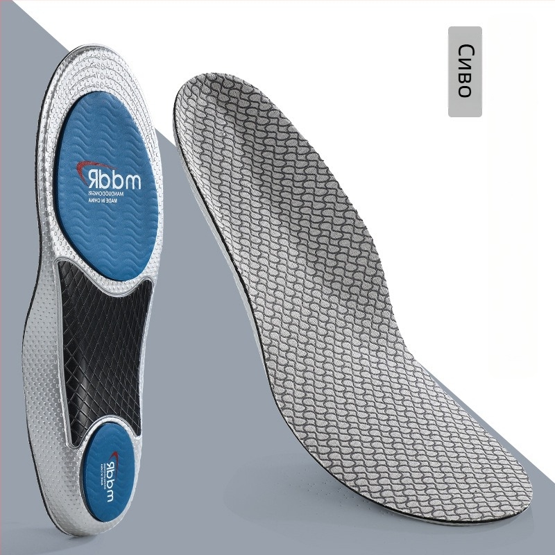 Ортопедични стелки за спорт и бягане с висока еластичност, ударопоглъщане, отвеждане на влагата, дезодориращи и дишащи, подкрепа за арката и корекция, пълна стелка