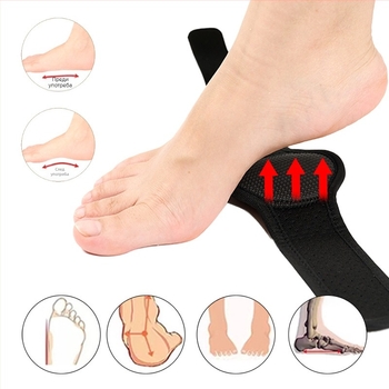 Аркова подложка за плоски крака, регулируема дишаща стелка, ортопедична стелка за поддръжка на свода, за X-образни валгус крака