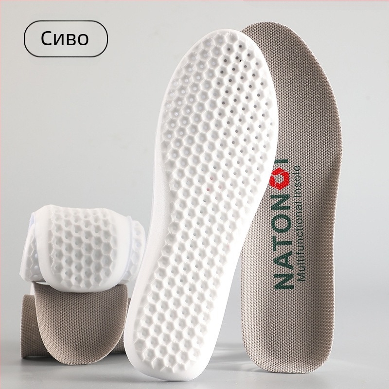 Универсални стелки за спортни обувки, дишащи, абсорбиращи изпотяване и миризма, омекотени, унисекс, подходящи за баскетбол и ежедневна употреба