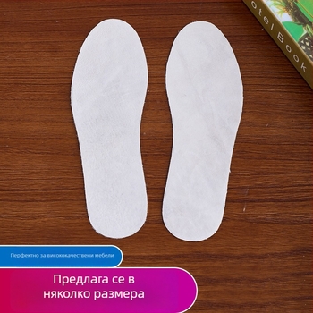 Истински кожени стелки, върхов слой телешка кожа, попиват пот и противодействат на миризмата, за всички сезони, меки на допир, ултра-меко кожени спортни стелки за мъже и жени