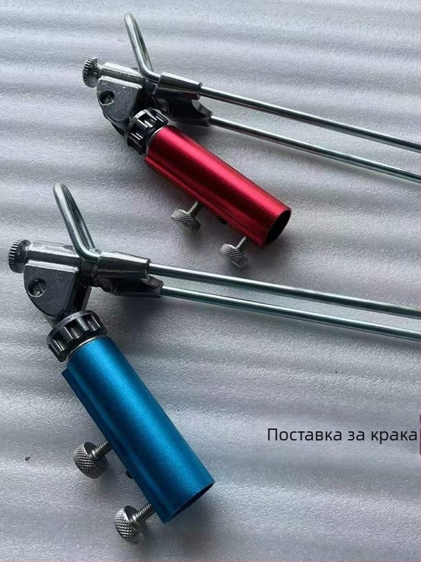 Стойка за риболовни пръчки с наземно забиване и въртяща глава — единична или двойна глава