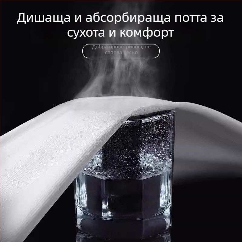 Мъжки спортен комплект: бързосъхнещо дълъг ръкав яке за есенно-зимния сезон и Slim-Fit дълги панталони за бягане, колоездене и бадминтон