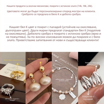 Дамски метални обици с геометричен дизайн, кръгла форма, позлатени медни обици