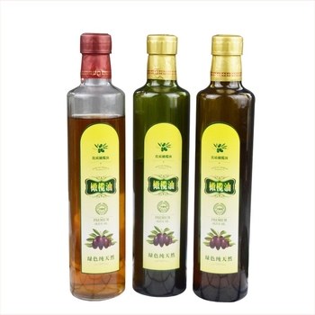 Прозрачен стъклен бутил за масла и подправки, 250 ml, с персонализирано лого