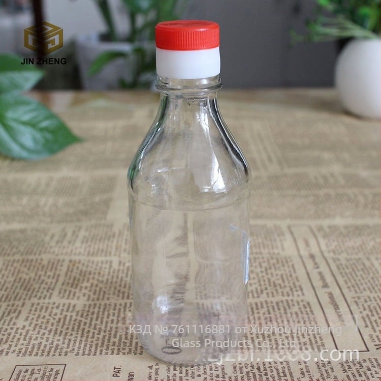 125 ml стъклена бутилка за подправки за сосове