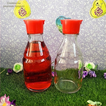 160 ml стъклена бутилка за оризов оцет, сос, сусамово масло и подправки