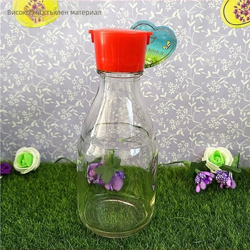160 ml стъклена бутилка за оризов оцет, сос, сусамово масло и подправки