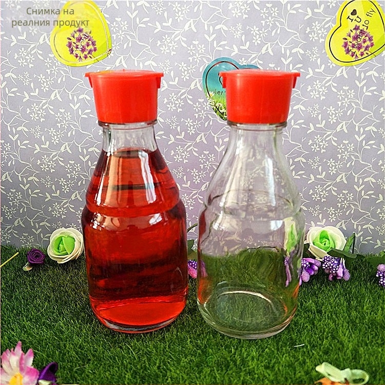 160 ml стъклена бутилка за оризов оцет, сос, сусамово масло и подправки