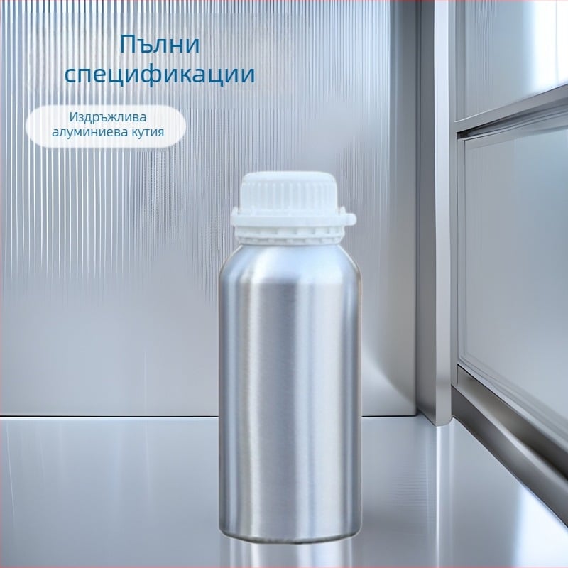 500 ml полиран алуминиев козметичен флакон, празна опаковка, запечатан алуминиев съд