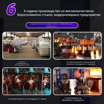 Персонализирани стъклени буркани за домашна употреба, подходящи за съхранение на зърна и ядки, хранително качество, боросиликатно стъкло с уплътнение