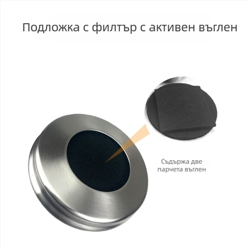 5 л кофа за кухненски отпадъци от неръждаема стомана с капак